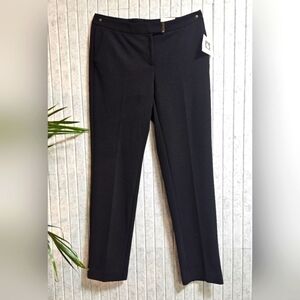 Anne Klein Black Dress Pants Size 2 – NWT Straight Leg Work Career Trousers